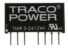 Przetwornica DC-DC, 3W, Uwe 9 → 36 V DC, Uwy 12V dc, Iwy 250mA, TRACOPOWER