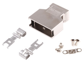 Osłona tylna D-Sub 20 -pinowe Aluminium odlewane Kątowe 3M D