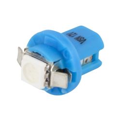 Żarówka LED B8,5d 1xSMD5050 w oprawce niebieska