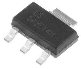 Regulator napięcia 1.25 → 37 V SOT-223 Montaż powierzchniowy wyjścia: 1 Z regulacją LM317MQDCYR