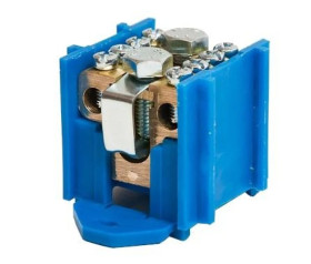 Listwa zaciskowa odgałęźnik WLZ 1 x 70mm2 + 4 x 25mm2 Niebieski WLZ-70/4x25/N