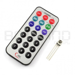 Pilot IR + odbiornik podczerwieni 1838T