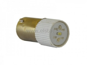 Żarówka bagnetowa LED; biała; 230V; BA9S