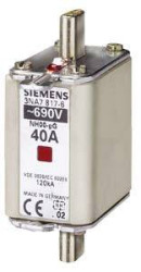 Siemens 3NA78226 Bezpiecznik użytkowy Rozmiar bezpiecznika = 0 63 A 690 V 3 szt.