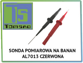 Sonda pomiarowa ostra AL7013 czerwona