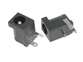 Gniazdo DC do druku 2,5/5,5 kątowe (2 szt) /490