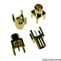 82_MCX75-0-4 HF Connector to PCB THT HUBER+SUHN