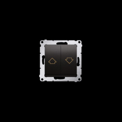 Przycisk żaluzjowy zwierny antracyt DZP1.01/48 Kontakt Simon54