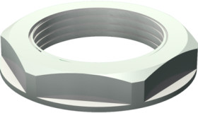 Counter nut, M25, W 32 mm, H 6 mm, PA, MGV251