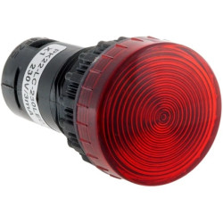 Lampka kompaktowa czerwona PK22-LC-230-LED-AC