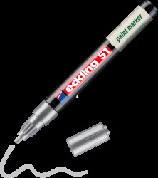 4-51-054 Paint marker, 1.0 - 2.0 mm, silver