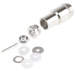 Złącze koncentryczne Montaż na kablu Żeński 50Ω typ złącza Złącze N 0 to 11GHz, zaciskane typ kabla RG141 A/U, RG142