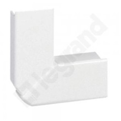 Kąt płaski regulowany 60x16/20 biały DLP 030293