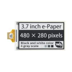Wyświetlacz e-Paper E-Ink czarno-biały 3,7&quot; 480x280 - Waveshare 18381