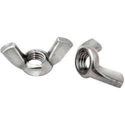 Toolcraft Wing Nuts DIN 315 Galvanised Steel M5 Pack Of 100