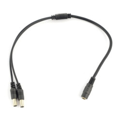 Rozgałęziacz DC 5,5/2,1mm - 2 wtyki