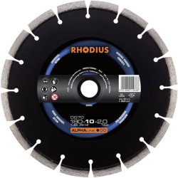Rhodius 304092 DG70 Diamond Cutting Disc 125mm for Wet/Dry Concrete