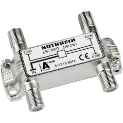 Kathrein 21610085 Cable Tv Splitter 3-Way 5-1218 Mhz