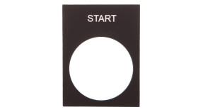 Etykieta, 30X40mm, Czarny, Start Zb2by2303 /10 Szt./