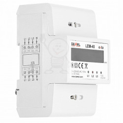 TH-35 licznik 3f 100/10A Zamel 1807 LEM-40 exta