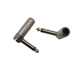 Wtyk jack 6,3mm mono JW644 kątowy metal Vitalco