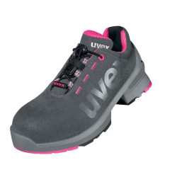 UVX SZ8 LADIES GREY/PINK SAFETY TRAINERS