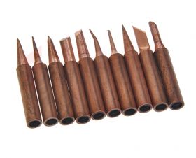 Zestaw 10 grotów miedzianych 900M-T do stacji lutowniczych Yihua