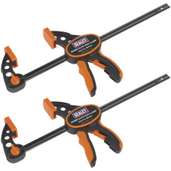 Sealey QBC3002 Quick Bar Clamp Set 300mm 2pc