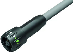 Sensor actuator cable, cable plug, straight to open end, 8 pole, 5 m, PVC, gray, 2 A, 77 6005 0000 20008-0500