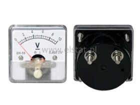 Miernik analogowy Voltomierz 10V; klasa 2,5