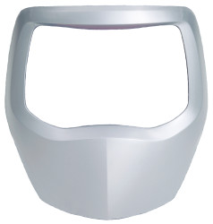 Obudowa przednia, Srebrna pokrywa przednia, do uzytku z: Przyłbica spawalnicza 9100FX z wymuszonym obiegiem powietrza