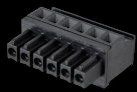 31113106 Plug-in connection terminal, 6-pin, spacing 3.81 mm