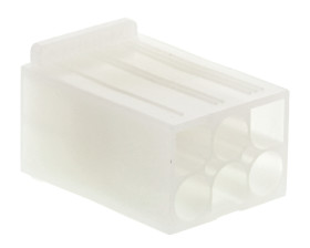 Obudowa 6-pinowe raster: 6.7mm 2-rzędowe Molex Swobodne zawieszanie Męski 9.0A 600.0 V.