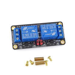 KAmodRPi Zero 2Relay - Moduł 2 przekaźników do Raspberry Pi Zero