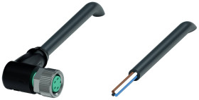 Pepperl+Fuchs 240800-0005 Złącze konfekcjonowane czujnika/aktuatora V31-WM-BK1,5M-PUR-U, piny: 4, 1.5 m, 1 szt.