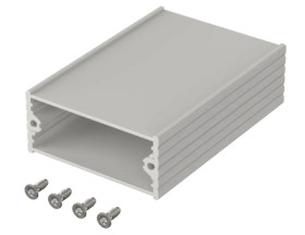 Aluminum enclosure kit, (L x W x H) 55.3 x 80 x 24.4 mm, natural, IP40, 97153080.HMT1