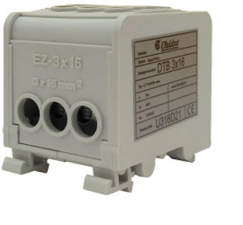 Blok dystrybucyjny DTB 3×16 - Szary