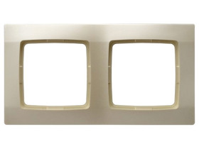 KARO Ramka 2 podwójna ecru perłowy R-2S/42 OSPEL