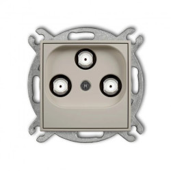 ICON Mechanizm gniazda multimedialnego 3F DATA (UPC) taupe 60IGMU