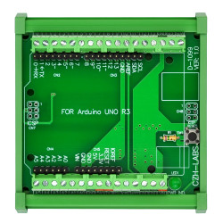 CZH-LABS DIN Rail Mount Screw Terminal Block Adapter Module, For Arduino UNO R3.