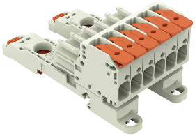 WAGO Obudowa złącza pin żeńskiego na kabel Wymiary siatki: 7.62 mm 831-1106/306-000 6 szt.