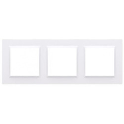 Ramka potrójna SIMON 10 biała Kontakt Simon CR3/11