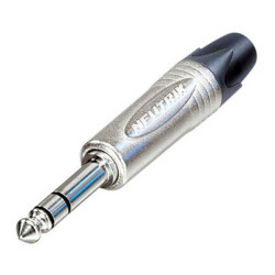 Neutrik NP3XX-NI-0 6.35 mm audio jack 3 pins nickel plating 1 pc