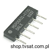 MSP06A-01-472G Resistor Network SIP6 DALE
