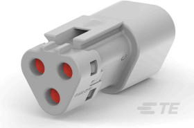 Złącze samochodowe 3-pinowe Deutsch 2-rzędowe Żeński 13A DEUTSCH DT Montaż na kablu Śruba Obudowa złącza samochodowego