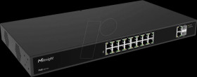 MS-S0416-GF Switch, 20-Port, Fast Ethernet, PoE+, SFP