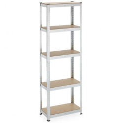Regał 5-Poziomowy 180 x 40 x 40CM udźwig półki: 175 KG GWI9412 CHOMIK