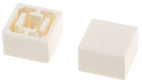 Nakładka przełącznika dotykowego, Góra klawisza, do użytku z Seria B3F-4000, seria B3F-5000, seria B3W-4000