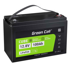 Akumulator Green Cell LiFePO4 12.8V 100Ah 1280Wh (CAV05)