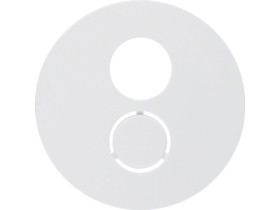 BERKER R.1/R.3 Płytka czołowa do gniazda głośnikowego biały 11962089 HAGER